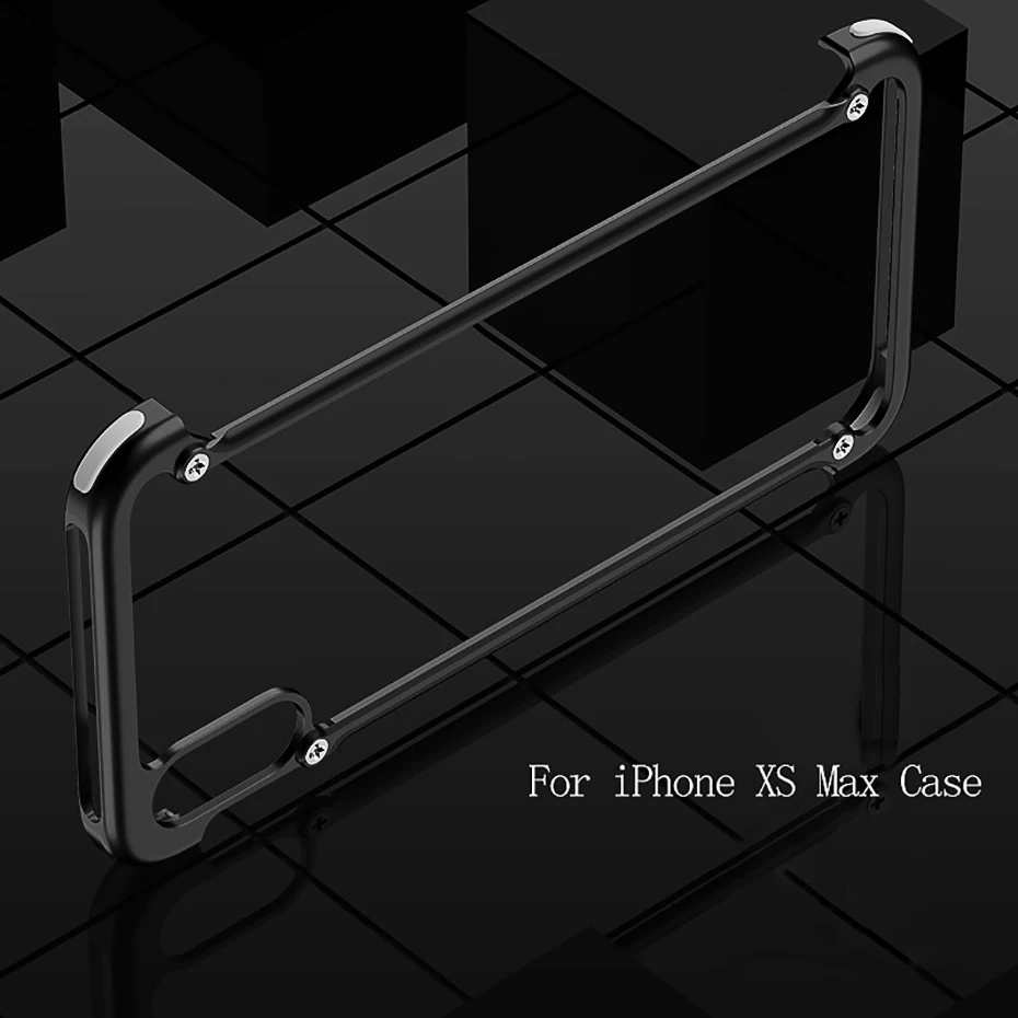 OATSBASF для iPhone XS MAX чехол, роскошная подушка безопасности, металлический персональный защитный корпус для iPhone XS MAX, чехол, тонкий металлический бампер