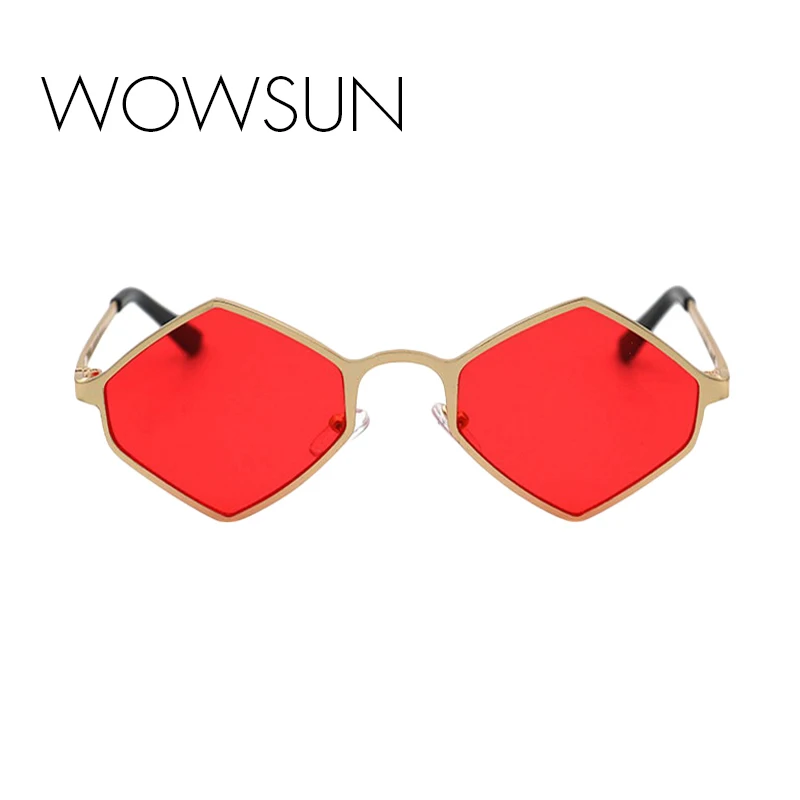 WOWSUN ромбовидные солнцезащитные очки для женщин и мужчин 2020 фирменный дизайн