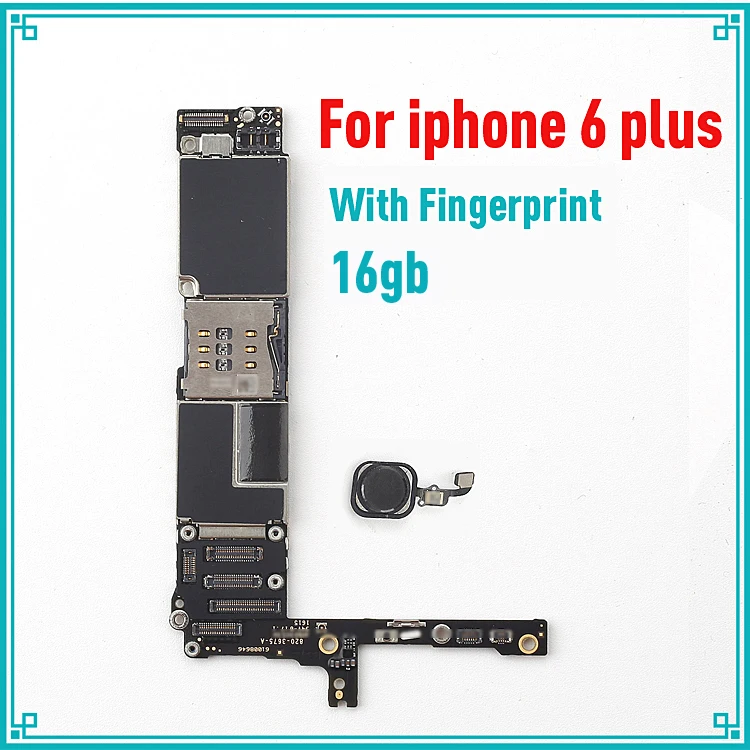 Оригинальная материнская плата 16 Гб для iphone 6 Plus 5 дюймов с touch ID IOS системная