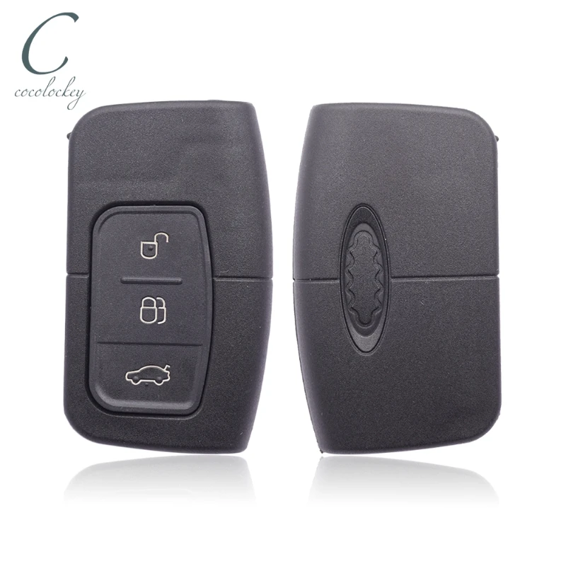 Cocolockey 3 кнопочный смарт ключ дистанционного управления Корпус брелок для Ford Focus