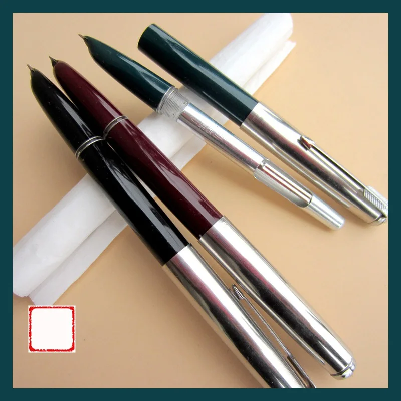 Ручка перьевая из серебра 616 пробы с зажимом 0 5 мм 134 мм|fountain pen|steel fountain penhero |
