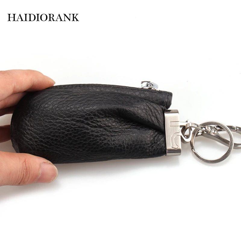 Unisex Men's Purse Women Genuine Leather Key Holder 2018 Kaychain on a Male Bag For Organizer Housekeeper Man Keys Pocket | Багаж и