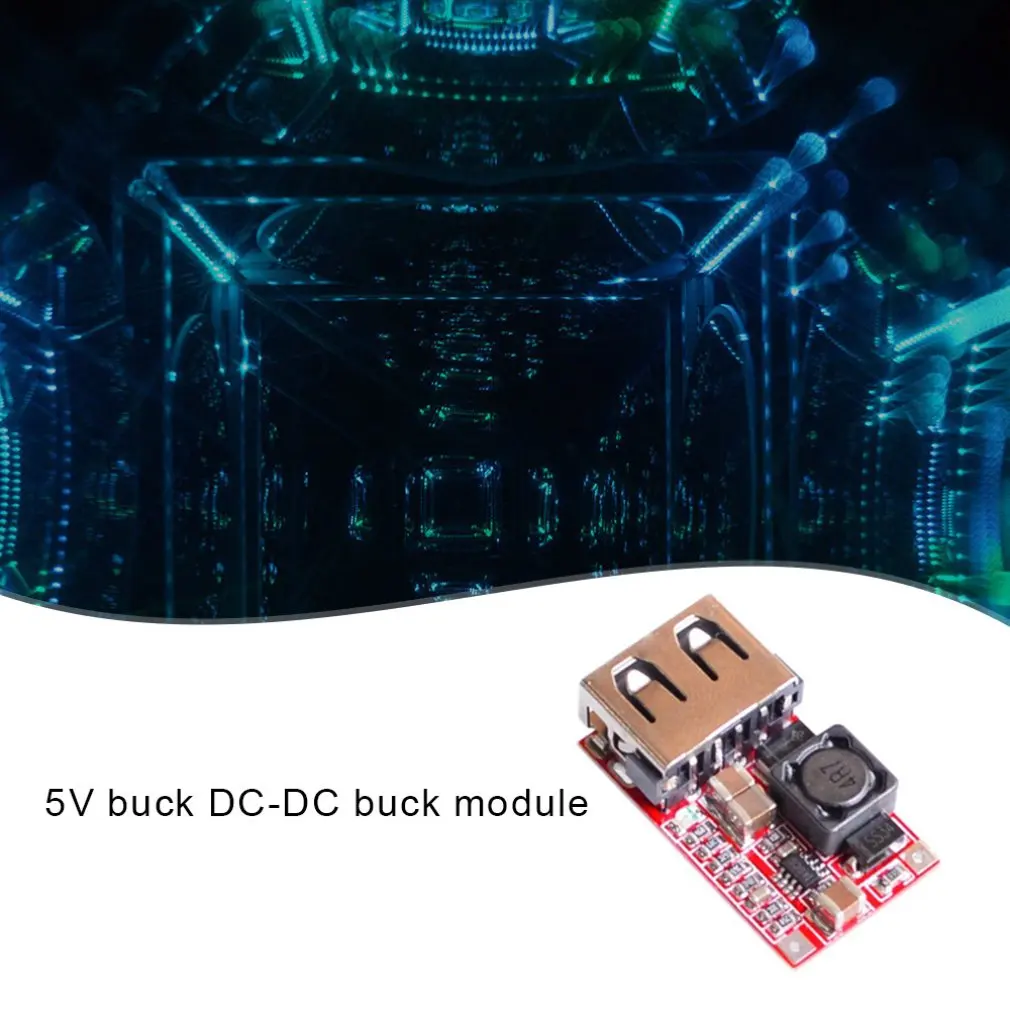 Эффективность 97.5% DC-DC понижающий модуль 6-24 в 12 В 24 до 5 3 А автомобильное USB зарядное