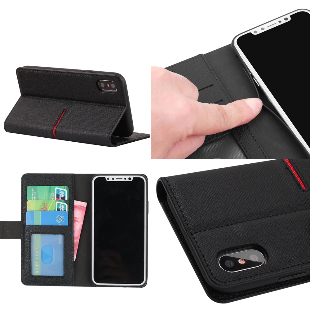 Gebei чехол для iPhone X XS Натуральная кожа флип iPhoneXS XR MAX Магнитный Folio Stand держатель