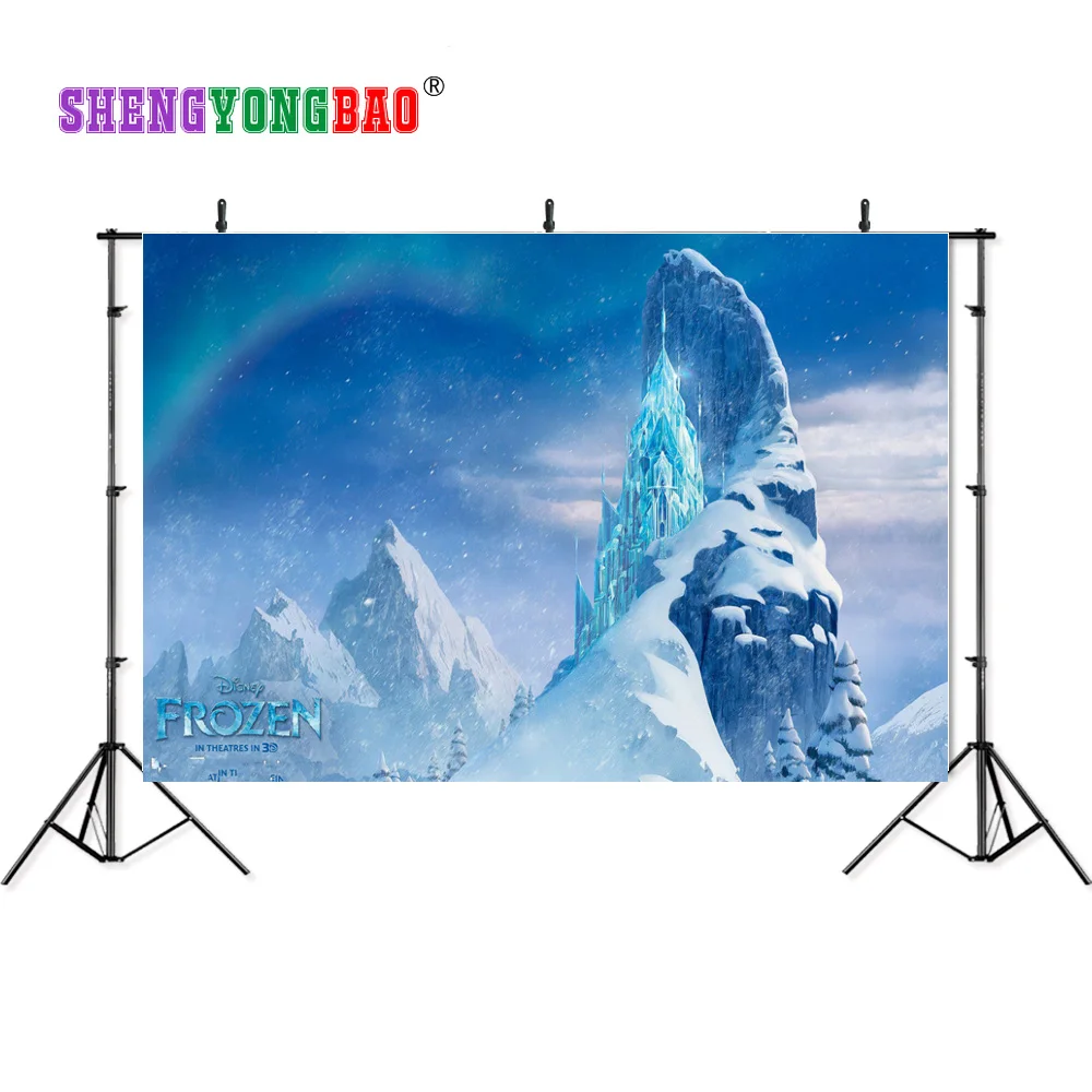 SHENGYONGBAO 7x5ft "Холодное сердце" виниловые пользовательские фотографии фоны реквизит Муслин Фон BX-171
