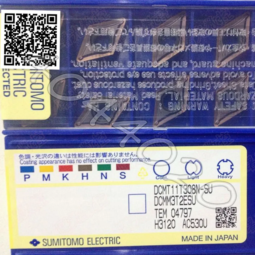 DCMT11T308N-SU AC530U 10pcs/box Sumitomo New original Carbide blade | Инструменты