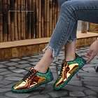 Женские Яркие кроссовки с блестками DORATASIA, модная блестящая повседневная обувь, большие размеры 36-41, весна 2019