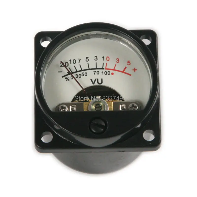 2 шт. DC/AC 6 V-12 V Панель VU метр 500vu 630 Ohm теплый задний свет запись и Аудио Уровень Amp
