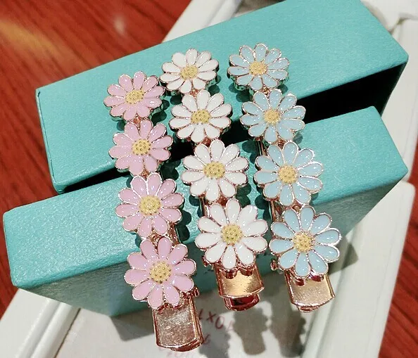 Цветовая модная милая маленькая Маргаритка с боковым зажимом челка ювелирное