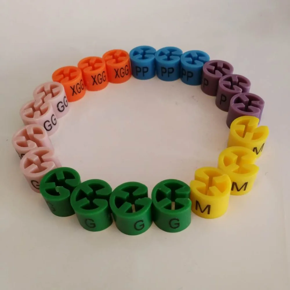 100 шт./упаковка пластиковые маркеры для вешалки