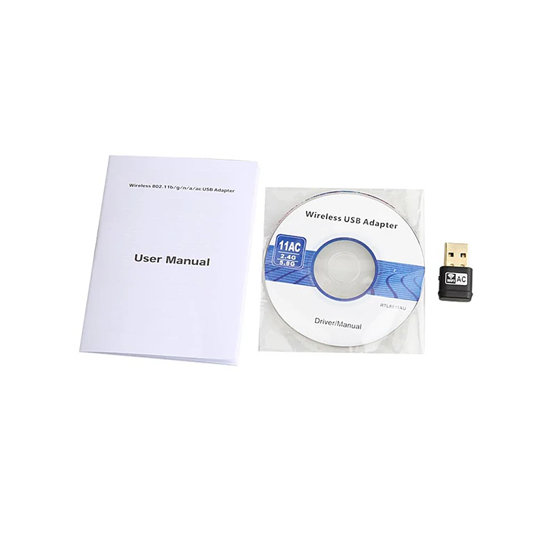 5 8 Ghz 2 4 150Mpbs Беспроводной двухдиапазонный Портативный USB WiFi адаптер для Win 7