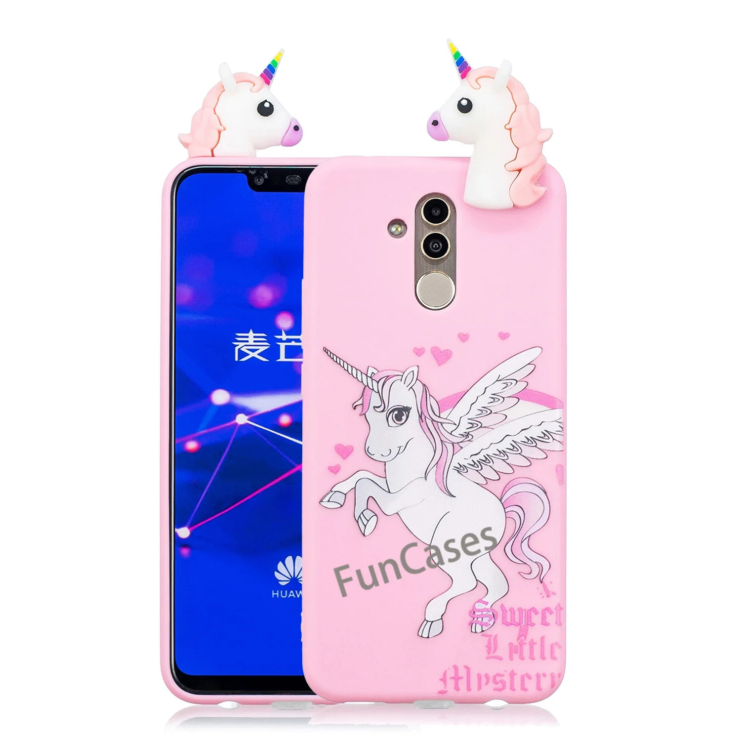 Мягкий силиконовый чехол для Huawei Mate 20 Lite с рисунком кота собаки панды мягкий из
