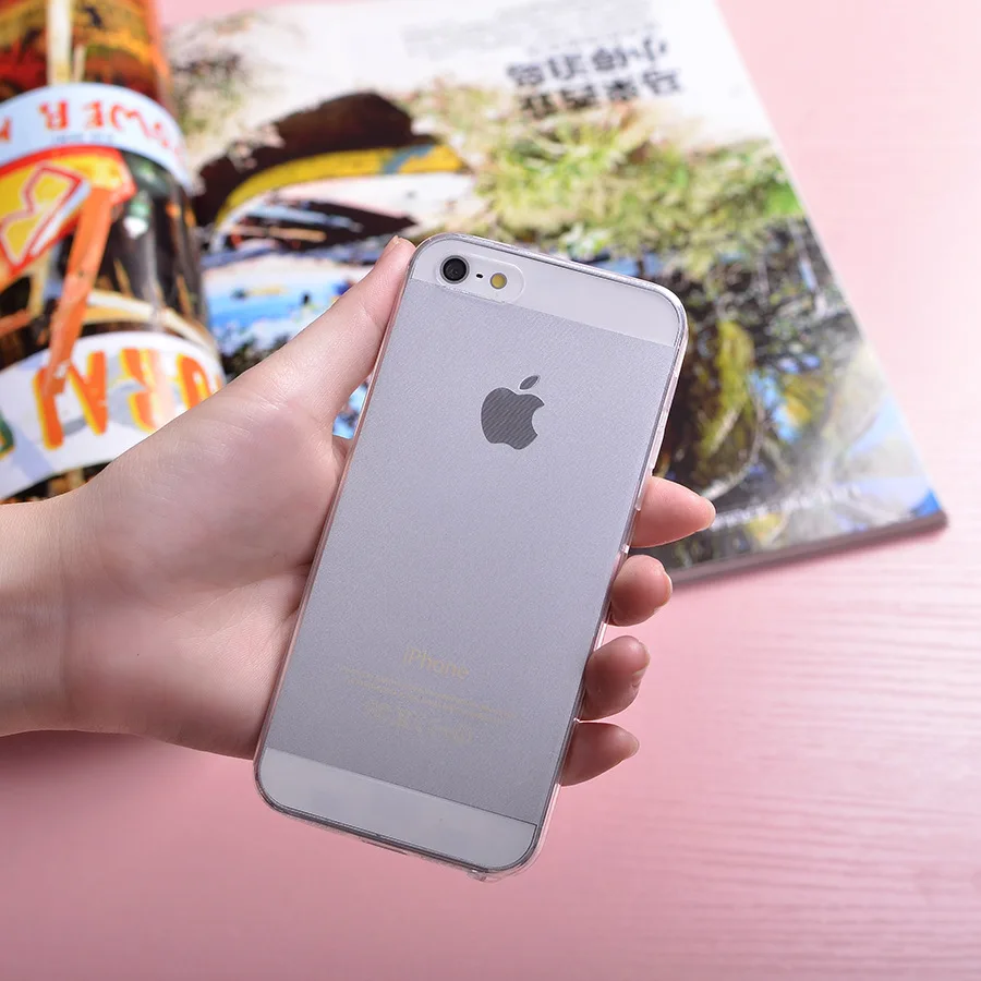 Оригинал Sundatom Ультра Тонкий Мягкий Гель ТПУ Прозрачный Чехол Для iPhone 5 5S SE