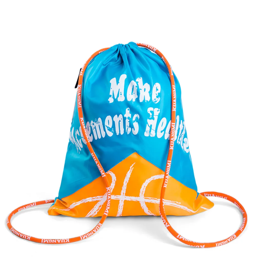 Kuangmi Portable Basketball Football Backpack Children Kids Sports Adjustable Shoulder Strap Knapsacks Ball Storage Bag