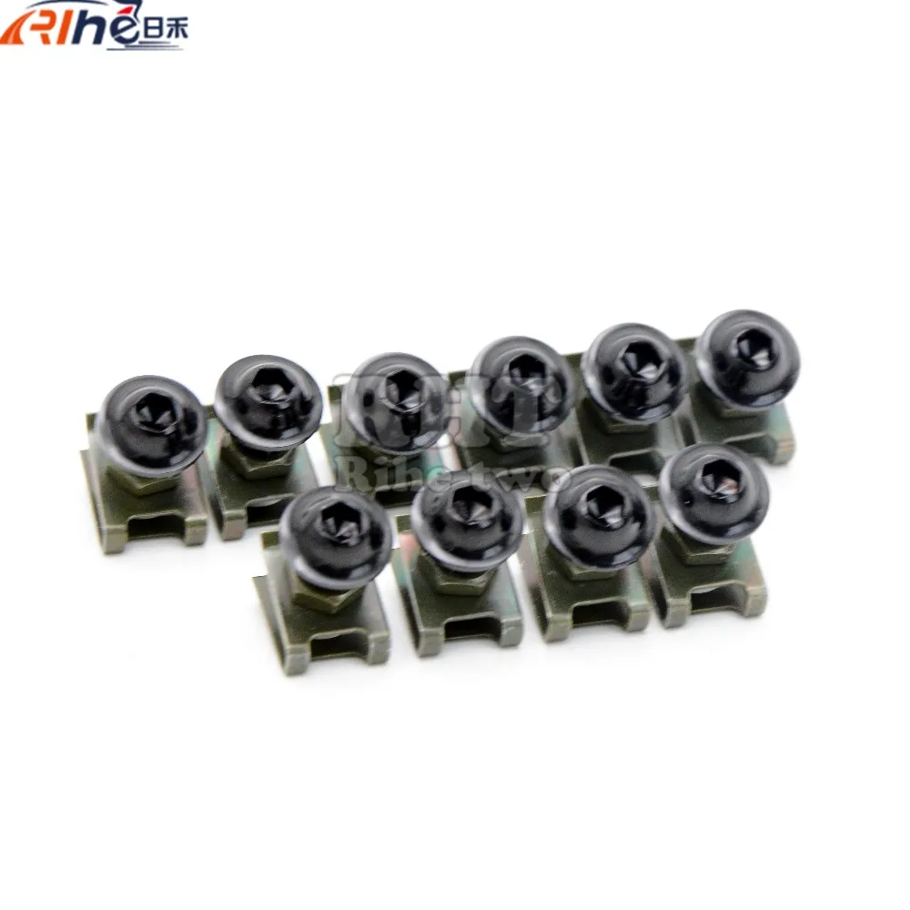 6mm motorcycle fairing screw kit set screws for yamaha fz6 fazer fz6r fz8/xj6 diversion fz1 mt-/fz-mt-09/sr/fz9 ducati | Автомобили и