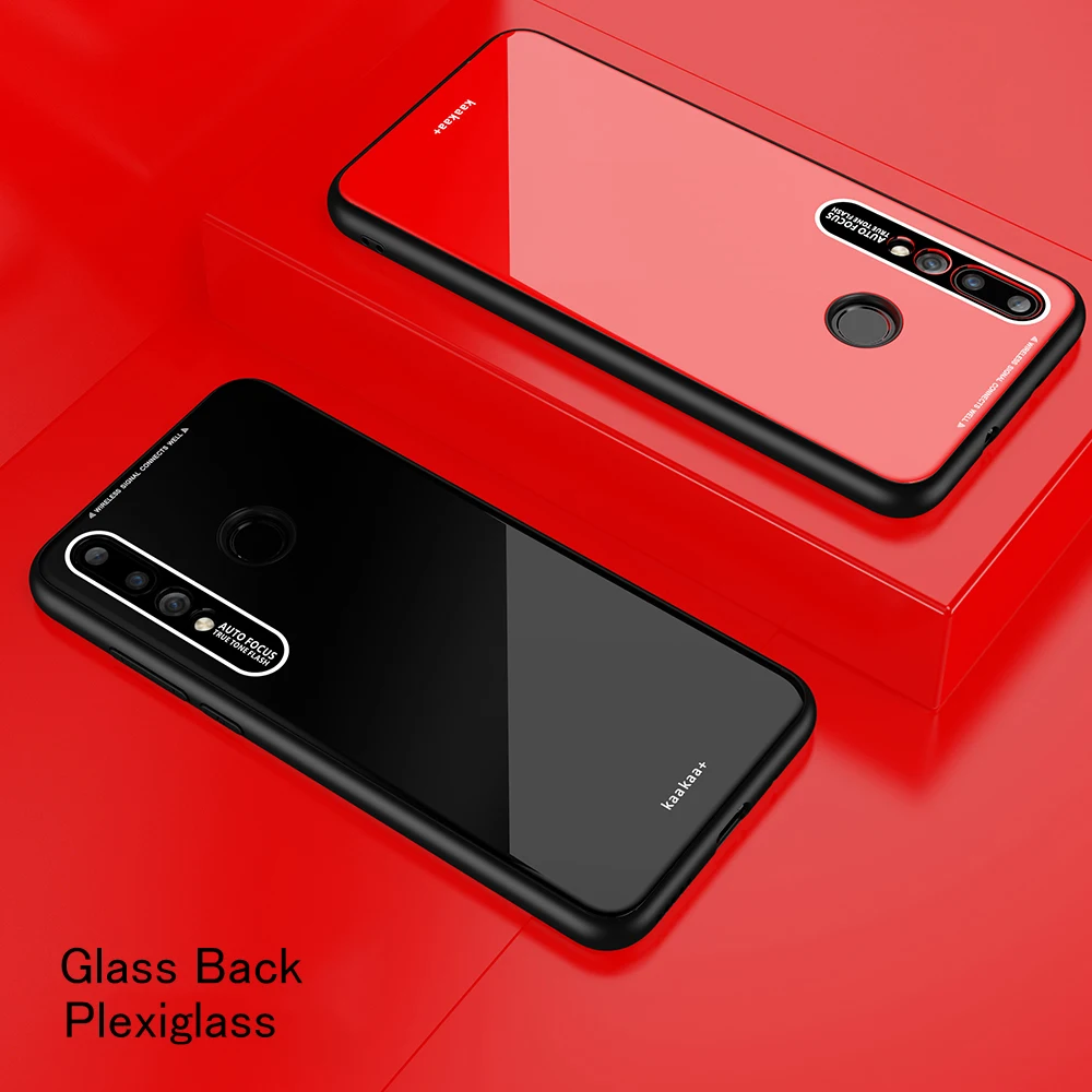 Роскошный стеклянный чехол для телефона Huawei P30 P20 Pro Lite Mate 20 20X из плексигласа Nova 3 3i
