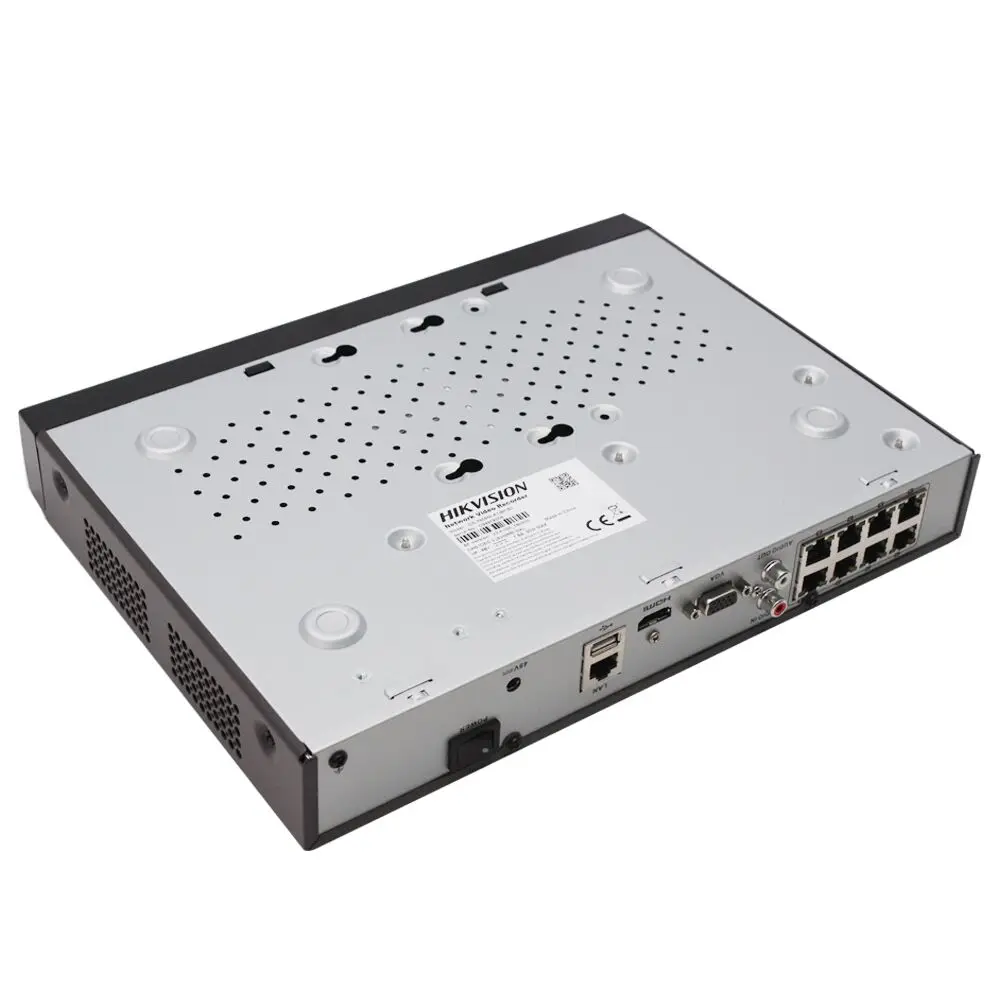 8ch CCTV рекордер PoE NVR DS 7608NI K1/8 P 8 канальный встроенный Plug & Play 4K сетевой