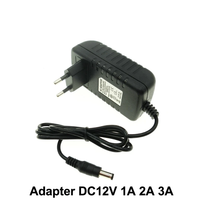 

DC12V Adapter AC100-240V Lighting Transformers OUT PUT DC12V 1A / 2A / 3A Power Supply for LED Strip.