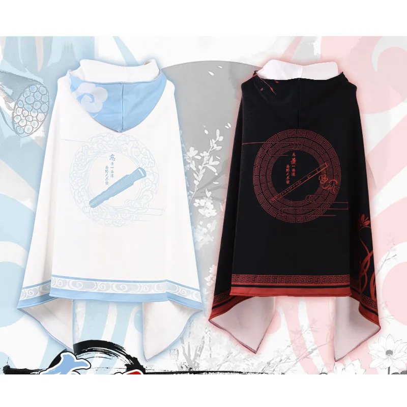 Grandmaster of Demonic Cultivation Wangji Wei Wuxian Cosplay Coat Cloak Home Sha | Тематическая одежда и униформа