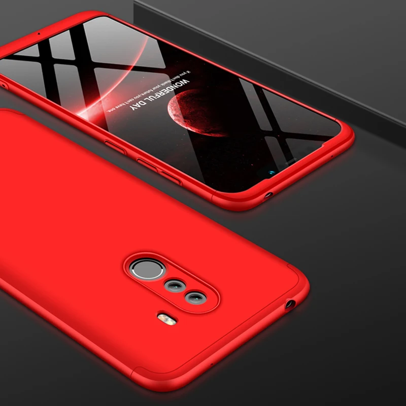 Poco F1 Роскошный 360 градусов полный чехол s для Pocophone F1 чехол для телефона для Xiaomi Pocophone F1 F 1 глобальная версия чехол для телефона