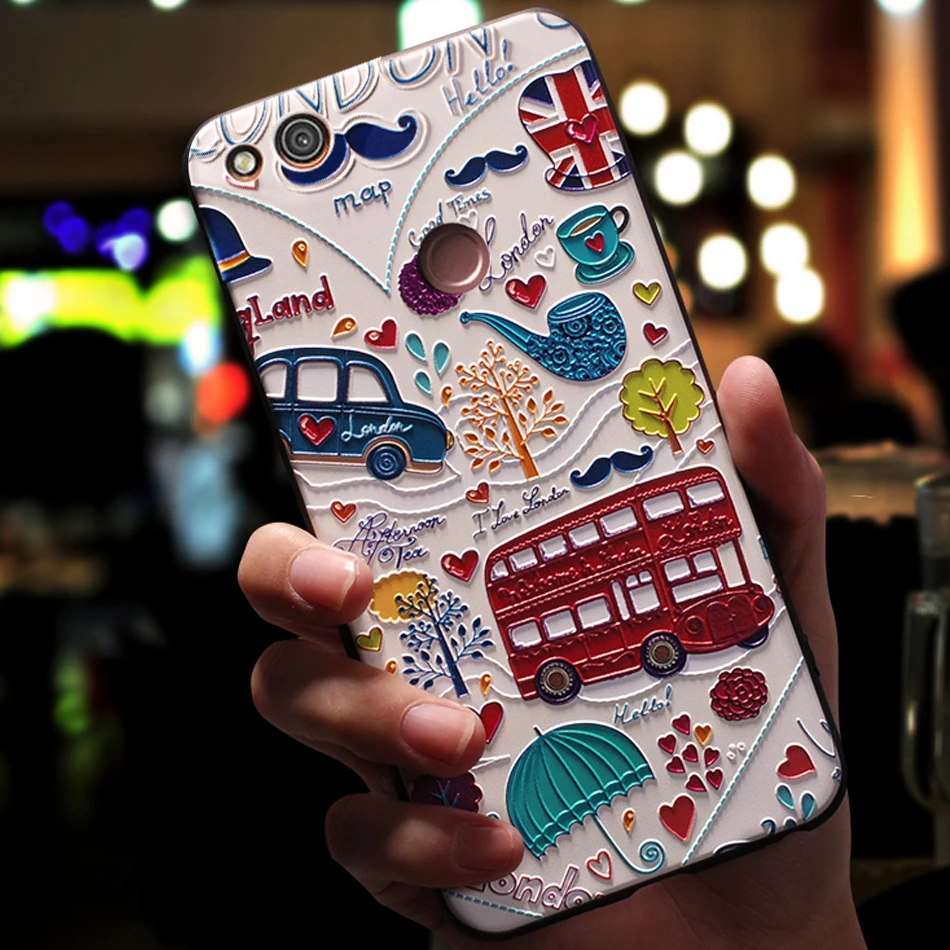 Чехол, чехол, чехол для Huawei P8 Lite p8lite силиконовый 3D милый чехол для мобильного телефона Роскошный чехол для телефона s