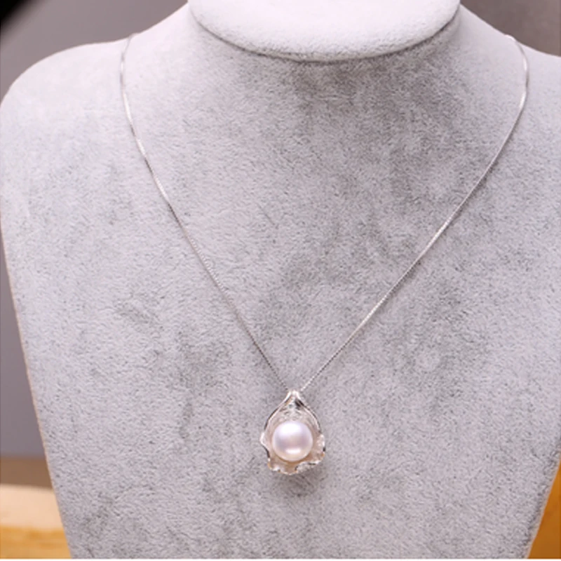 Ожерелье с натуральным жемчугом Богемия 2017 новинка белый розовый фиолетовый