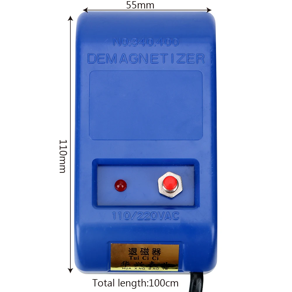 

DIYWORK Correct Watch Time 110V-220V EU/US plug Mechanical Watch Degaussing Device Watch Repair Tools Demagnetizer