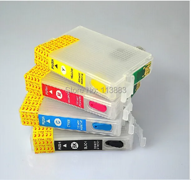 69 T0691-T0694 многоразовый картридж для принтеров EPSON WorkForce 310 500 600 610 30 40 615 NX515 NX510 |
