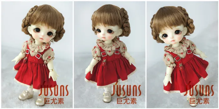 JD156 1/12 1/8 BJD кукольные парики балет милые синтетические мохеровые кукольные парики Размер 3-4 дюймов 4-5 дюймов 5-6 дюймов bjd парик куклы аксессуары