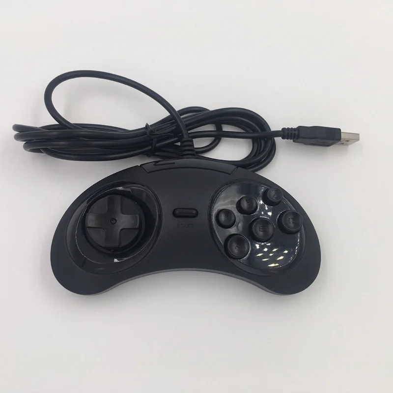 1 шт. контроллер Джойстик для SEGA Genesis USB геймпад 6 кнопок PCUSB держатель игрового