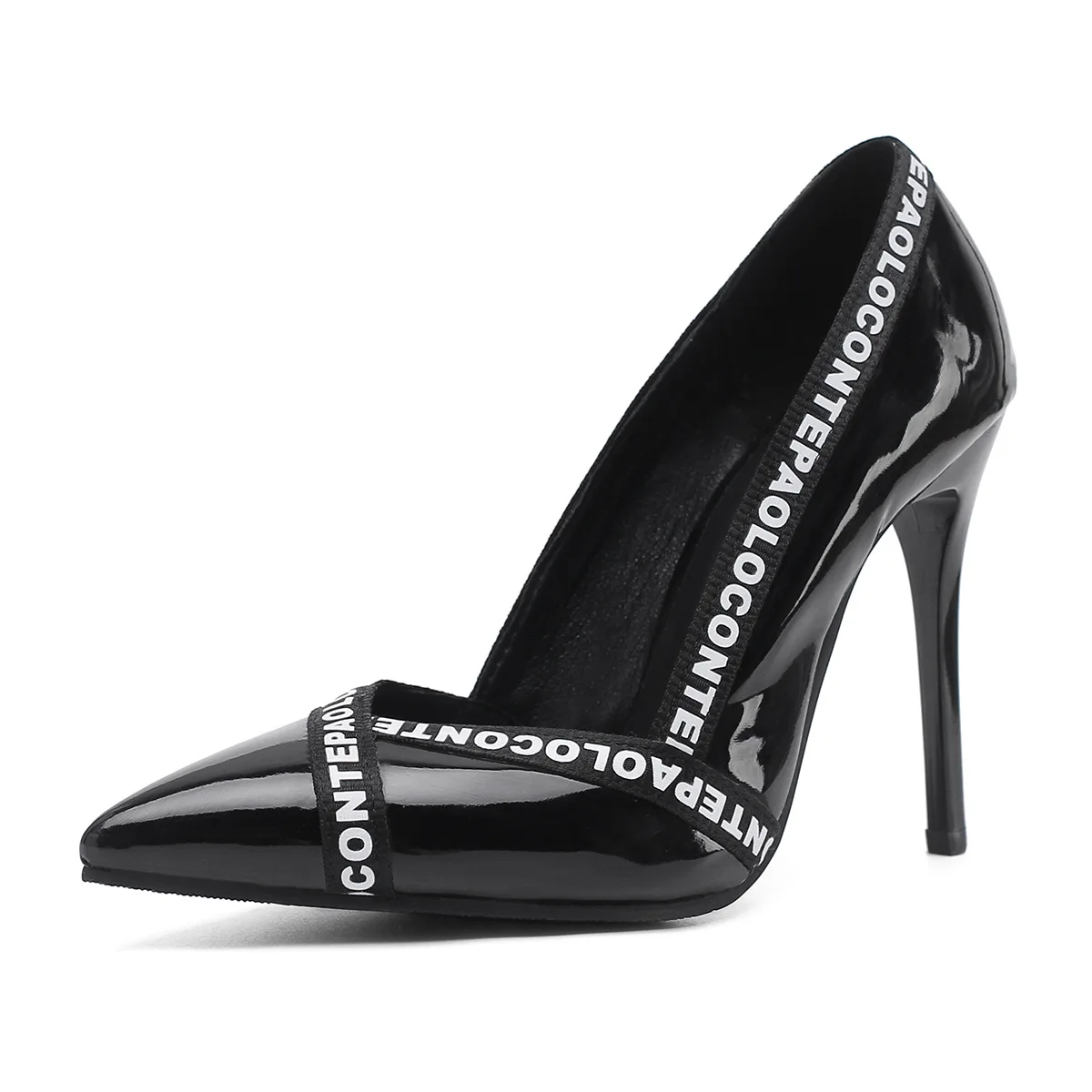 In the spring of 2019 new sexy stilettos ultra-high with pointed mouth size 43 yards 32 - shallow single woman shoes | Обувь