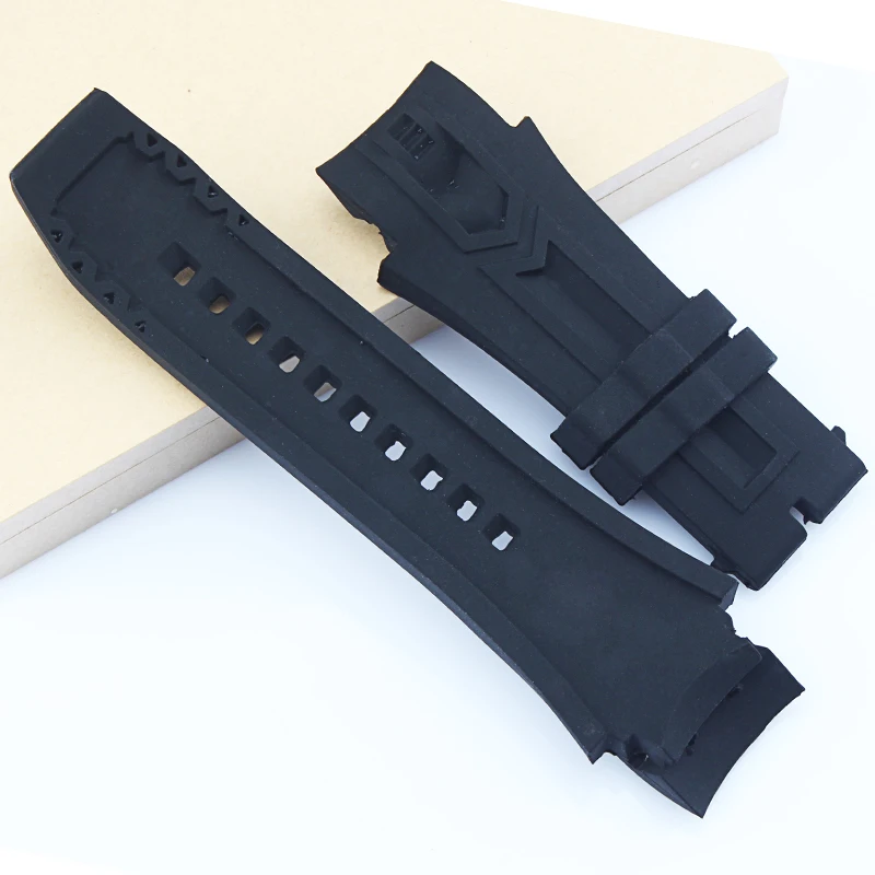26*34mm silicone watch strap for invicta black waterproof bracelet rubber band accessories men high quality | Наручные часы