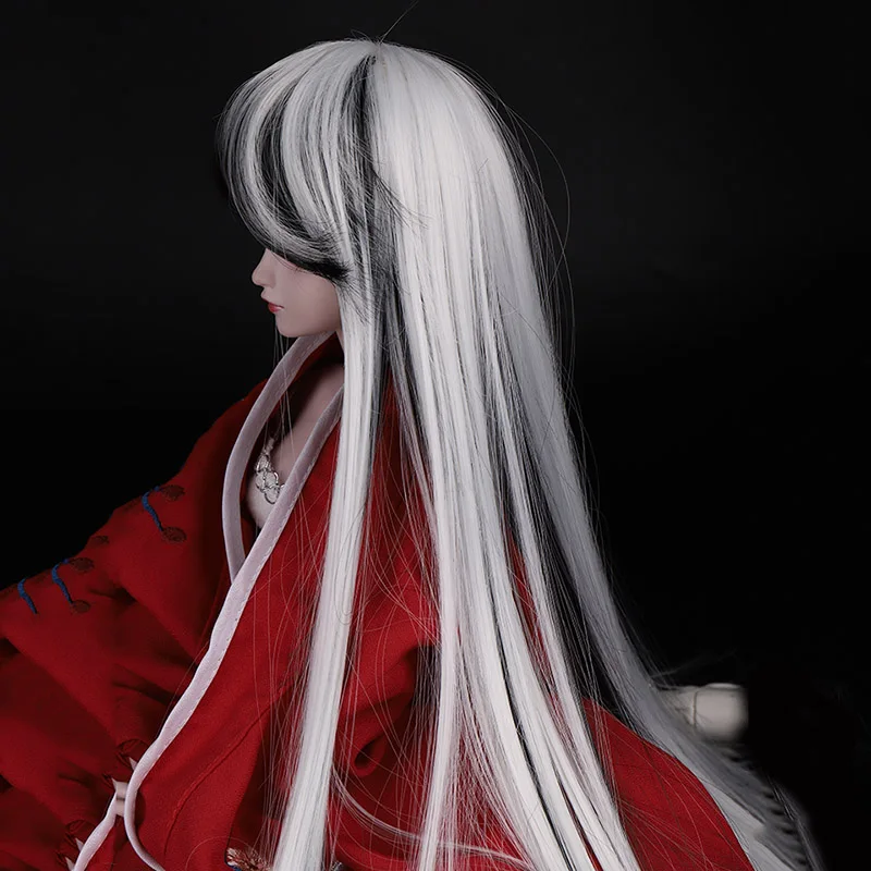 15 Cataleya 1/3 1/4 BJD волосы высокая температура длинные серые прямые и Курчавый BJD парик SD для BJD куклы - Цвет: 15