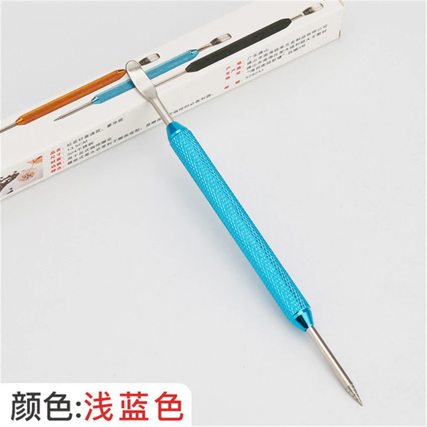 

Colorful Stainless Steel Coffee Art Needles Coffeeware Aluminum Coffee Accessories Fancy Coffee Pull Flower Needle Carving Stick