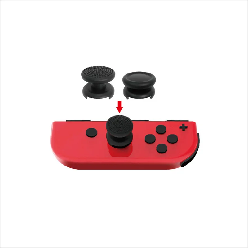 4 шт. противоскользящие удлиненные аналоговые колпачки для стиков Nintendo Switch NS JoyCon