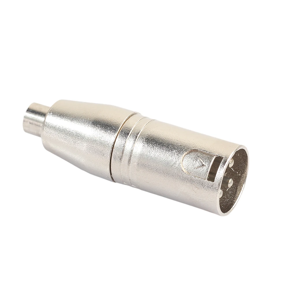 REXLIS Металл Аудио Адаптер XLR 3Pin мужчин и женщин RCA аудио разъем адаптера конвертера