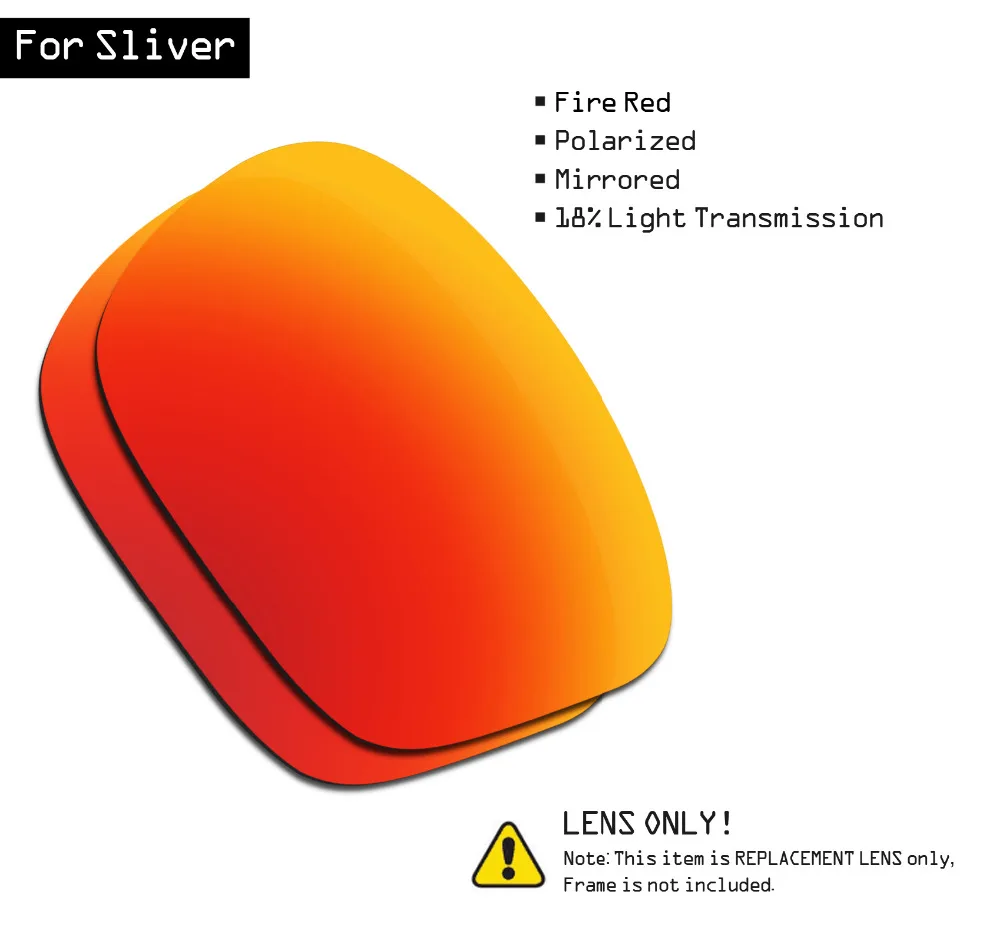 Поляризованные солнцезащитные очки SmartVLT Сменные линзы для Oakley Sliver Fire Red|Очки