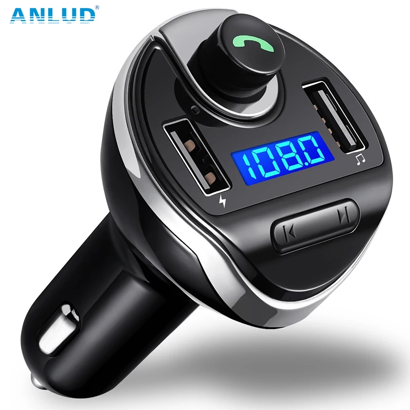 Bluetooth автомобильный комплект громкой связи fm передатчик MP3 музыкальный плеер