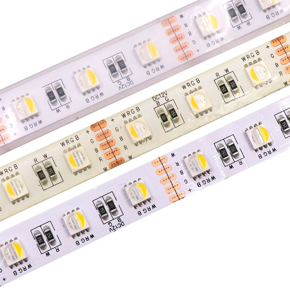 Светодиодный светильник RGBW Светодиодная лента DC24V 12 в пост. Тока 4 цвета 1 5050 smd 60