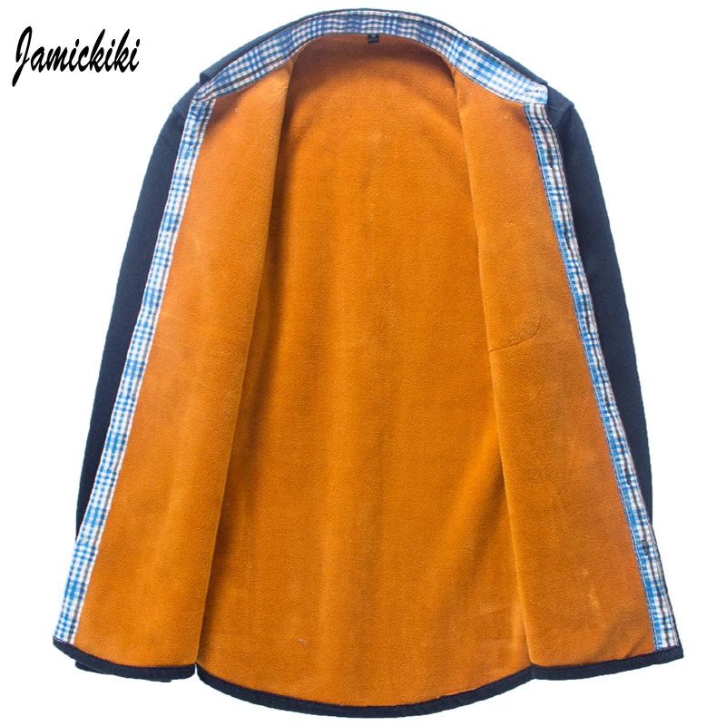 Jamickiki мужские Рубашки Зимняя Мода Вельвет Одежда Мужчины Сгустите Теплый