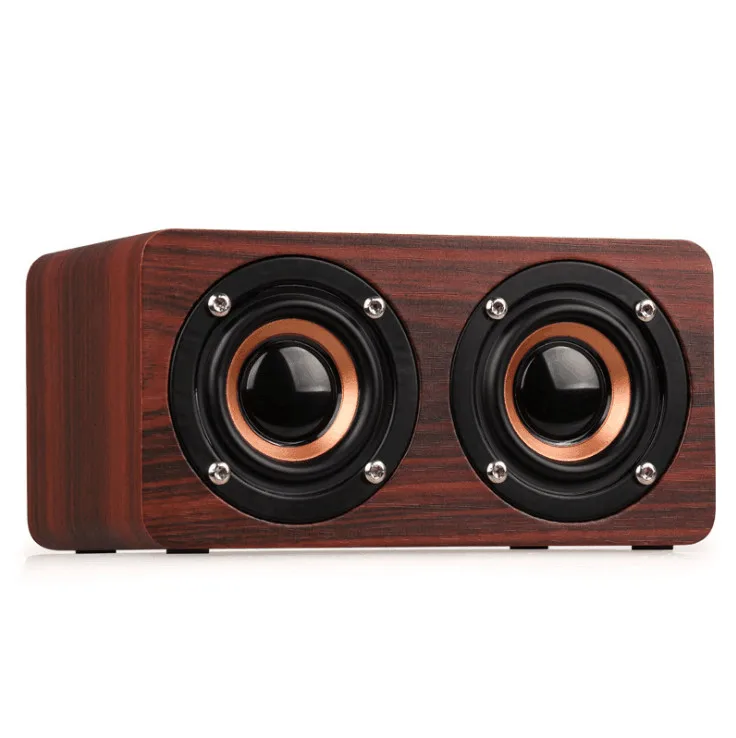 Деревянная Bluetooth Колонка в стиле ретро HIFI беспроводные двойные колонки 3D