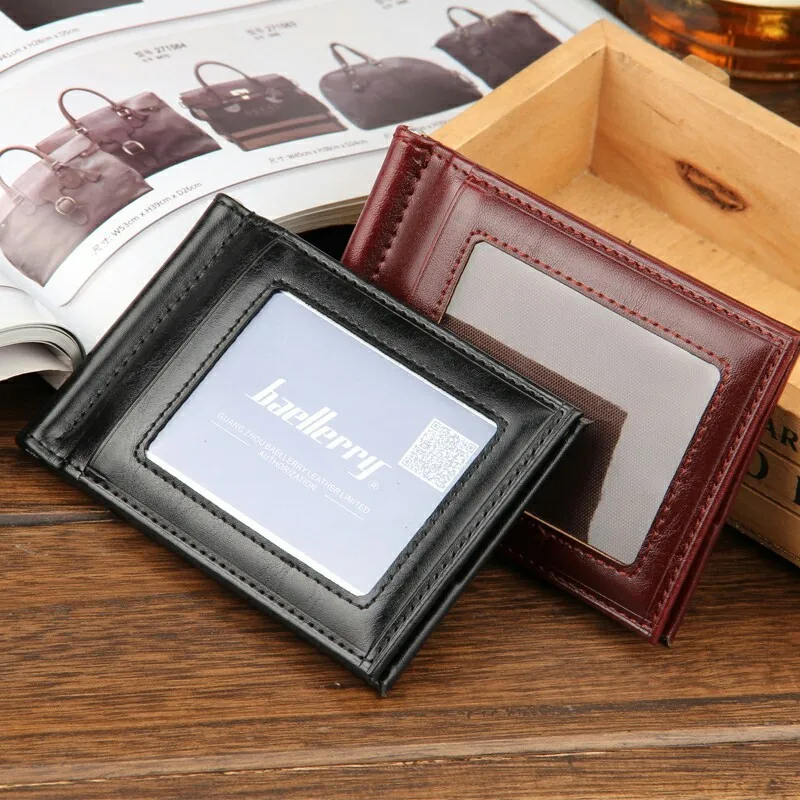 2019 горячая Распродажа модные новые мужские Зажимы для денег черного и