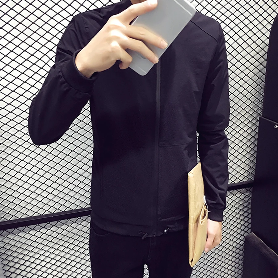 Куртка мужская тонкая с воротником подставкой|spring men jacket|collar jacket menfashion |