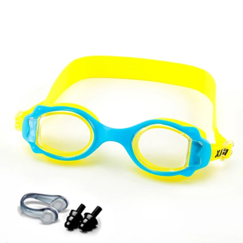Not myopia goggle Оптические очки для плавания, для детей, анти-туман, рецепт, очки для плавания, для детей 3-15 лет, близорукость, спортивные очки, диоптрий для бассейна - Цвет: Not myopia goggle
