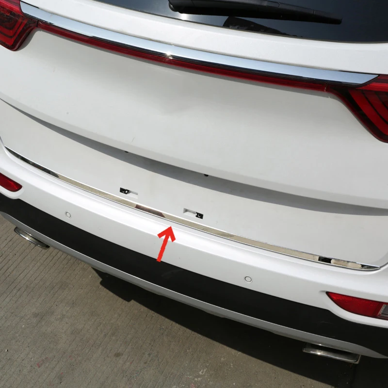 Для Kia Sportage QL- хромированная Задняя Крышка багажника Крышка-дверца отделка края отделка молдинг полосы украшения автомобиля стиль