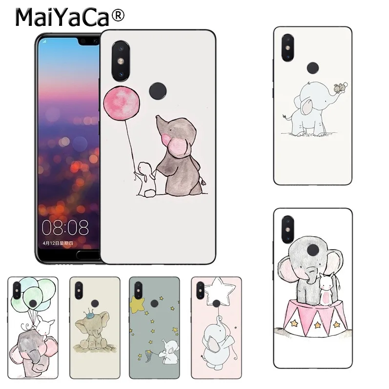 Чехол для телефона MaiYaCa Elephant с красочной печатью xiaomi mi 8 se 6 note2 note3 redmi 5 plus note4 |