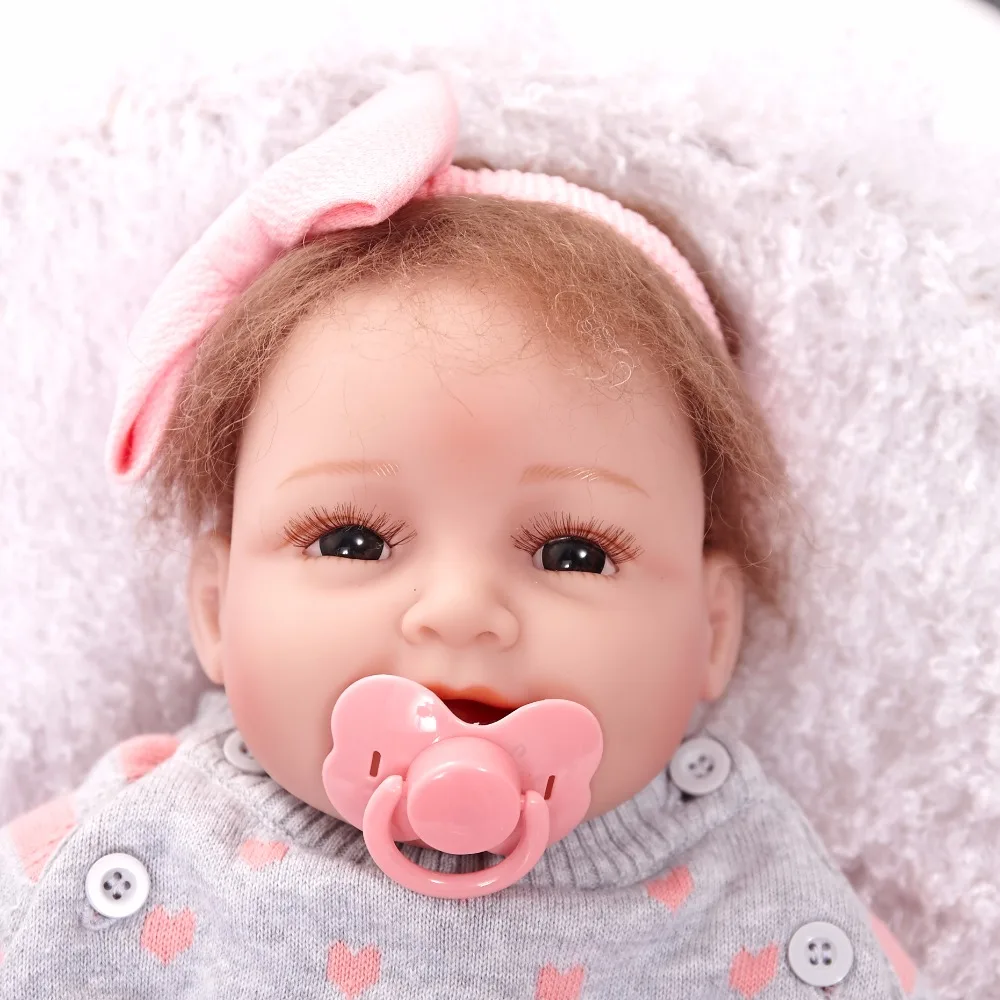 22 дюйма Bebe Reborn Princess Girl кукла силиконовые детские куклы Младенцы Дети Brinquedos