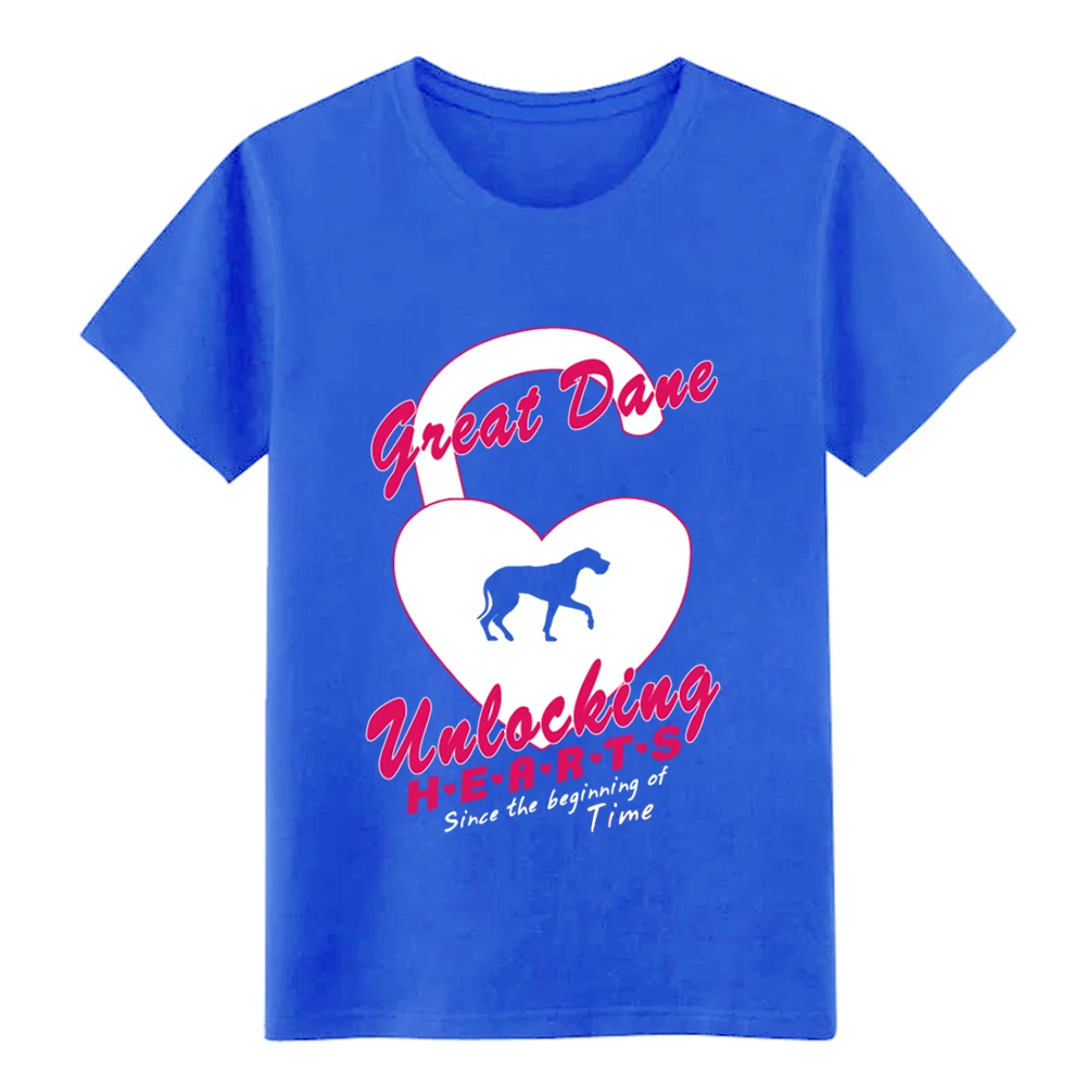 Men's Great Dane t shirt Printing cotton size S-3xl male Loose Casual Spring Novelty | Мужская одежда