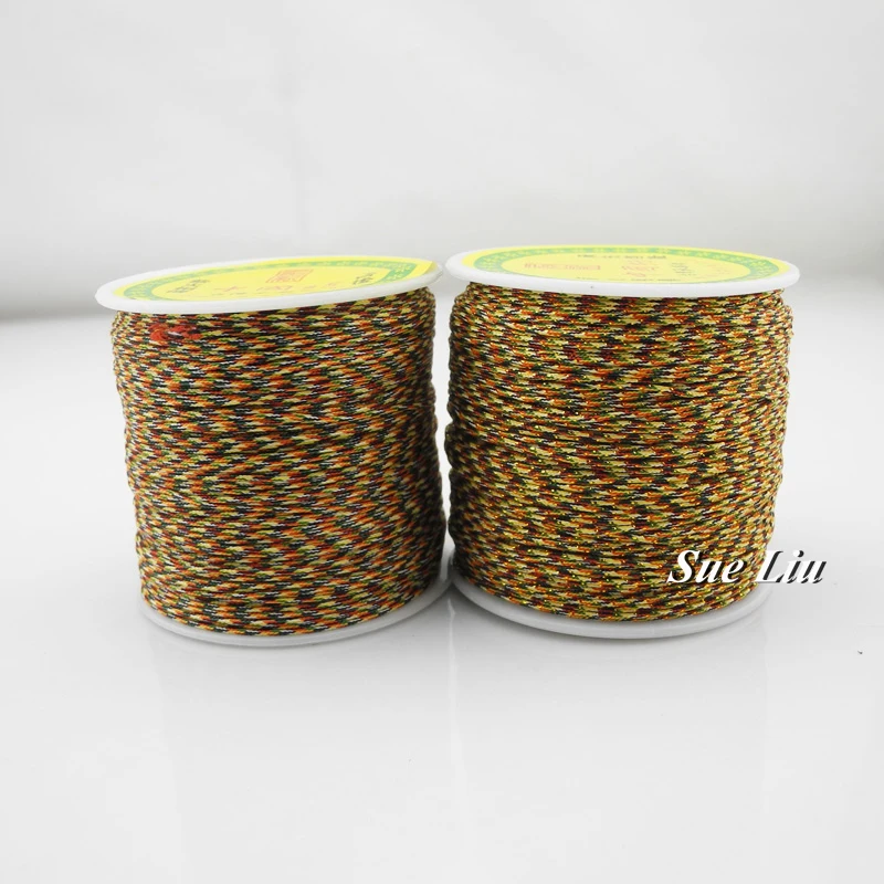 Буддистский шнур 0 8 мм 5 цветов в ассортименте 80 м/катушка #572|8mm cord|cord 8mmspools 8mm |