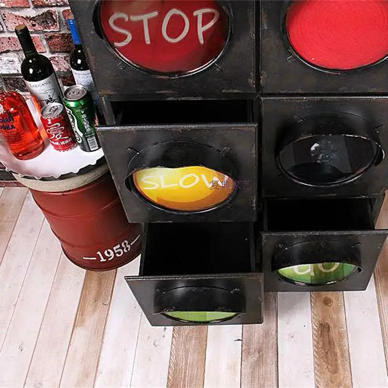 Винтажный американский кантри чтобы сделать старый многоковшовый шкаф